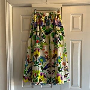 Philosophy Vibrant Floral A-Line Skirt